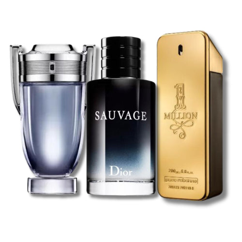 Compre 1 y Obtenga 3 de Invictus | Sauvage | 1 Million 100ML